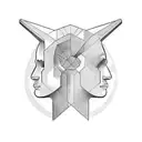 The Thinker tattoo design idea