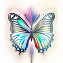 Butterfly tattoo design idea