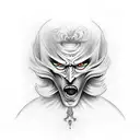 character Alucard tattoo design idea