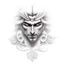 character Alucard tattoo design idea