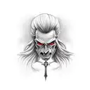 character Alucard tattoo design idea