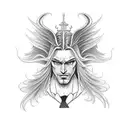 character Alucard tattoo design idea