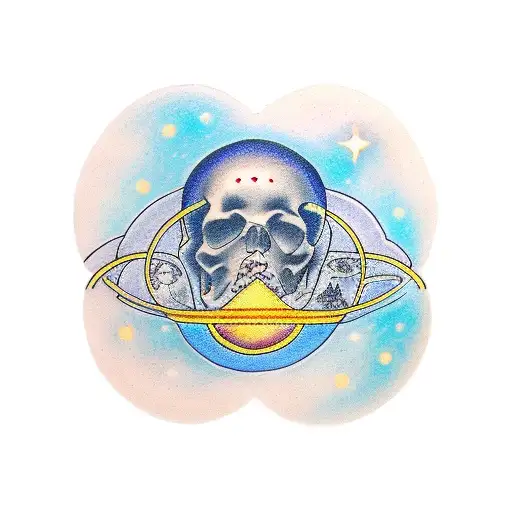 golden ratio and per aspera ad astra tattoo design idea