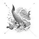 scuba diving  tattoo design idea