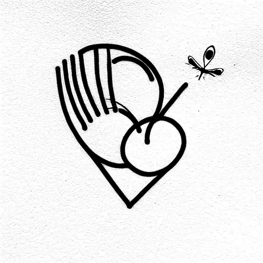 a sentimental tattoo between a mother and son. The mom would call him jitterbug tattoo design idea
