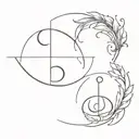 pisces and Libra tattoo design idea