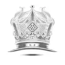 A historical crown with cracks tattoo design idea