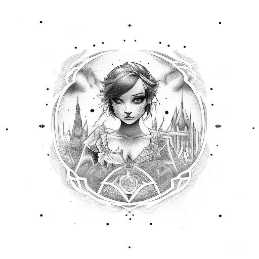 neverland  tattoo design idea