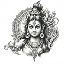 Tatto for name mehak who is obsessed with lord shiv tattoo design idea
