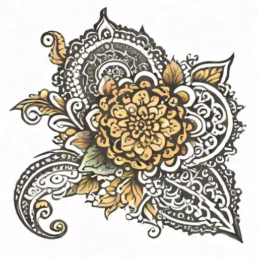 henna tattoo design idea
