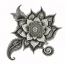 henna tattoo design idea