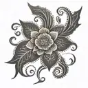 henna tattoo design idea