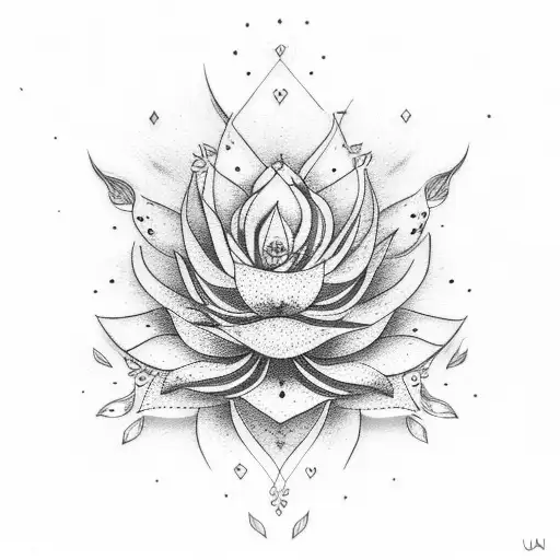 musa jasjoo plant with a feminine blend tattoo design idea