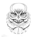 pentagon cherry bakewell tattoo design idea