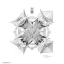 pentagon with cherry bakewell tattoo design idea