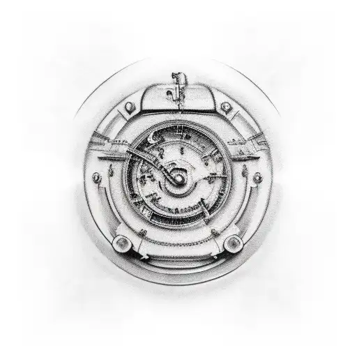 Hydraulic pump tattoo design idea