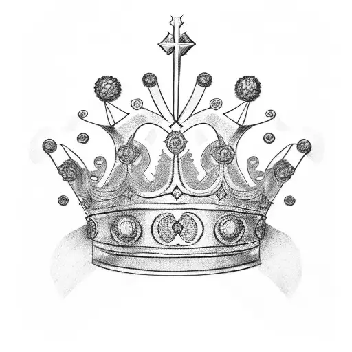 King's Crown tattoo design idea