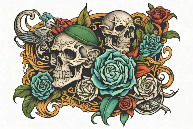 Self made and hard work in life tattoo tattoo design idea