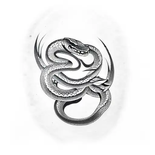 snake, Libra, Gemini tattoo design idea