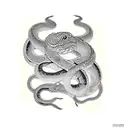 snake, Libra, Gemini tattoo design idea