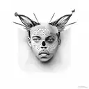 juice wrld 999  tattoo design idea