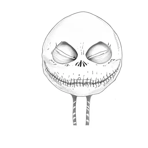 jack skellington tattoo design idea