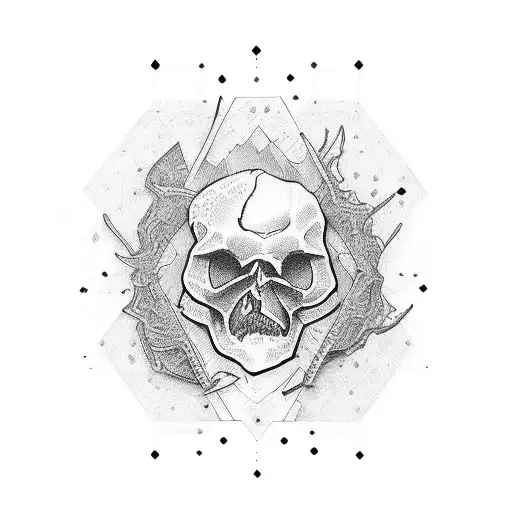 trust no one tattoo design idea