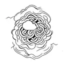 pillar of cloud and pillar of fire tattoo design idea