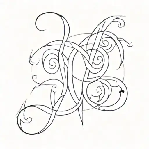 A tattoo design with hidden name yogi. That is letters Y O G I should be engraved in the design but one should not be ab tattoo design idea