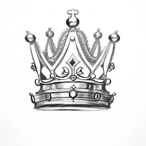 Queen's Crown tattoo design idea