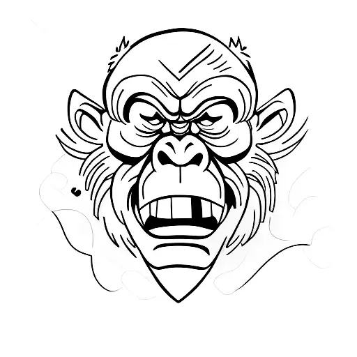 king kong tattoo tattoo design idea
