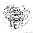 king kong tattoo tattoo design idea