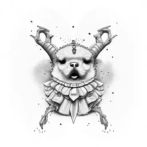 copa de vino y una paloma tattoo design idea