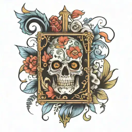 1975 box tattoo design idea