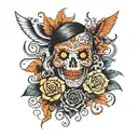 1975 box tattoo design idea