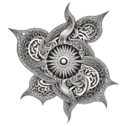 alex grey art style tattoo design idea