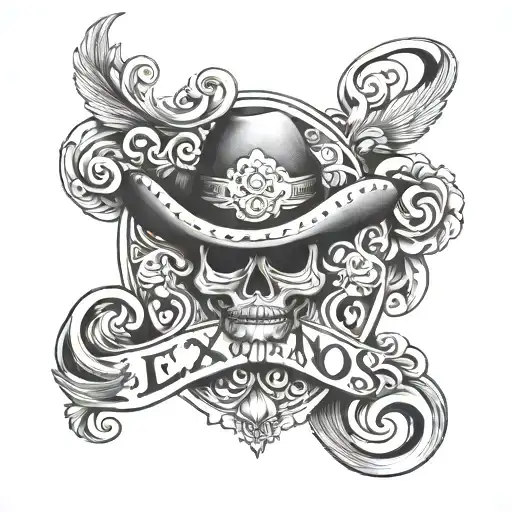 letter Alex mexicanos style tattoo tattoo design idea