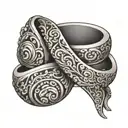 wedding ring 8/26 tattoo design idea
