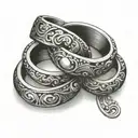 wedding ring 8/26 tattoo design idea