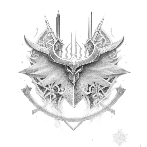 Claymore sword tattoo design idea
