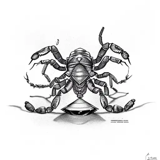 Scorpion tattoo design idea