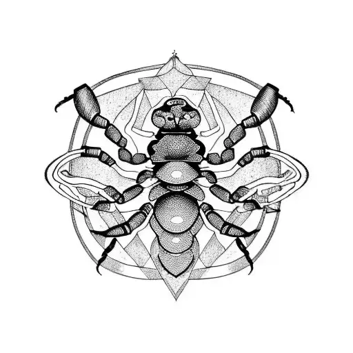 Scorpion tattoo design idea