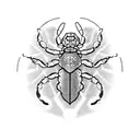 Scorpion tattoo design idea
