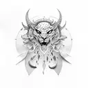 Numbers 6:14 6:15 and 6:23 in order tattoo design idea