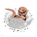 charmander tattoo design idea