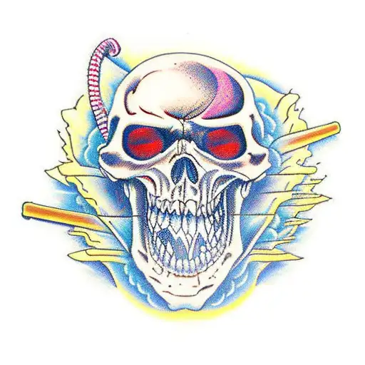 Even though I walk through the valley of the shadow of death, I will fear no evil, for you are with me; your rod and you tattoo design idea