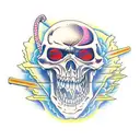 Even though I walk through the valley of the shadow of death, I will fear no evil, for you are with me; your rod and you tattoo design idea