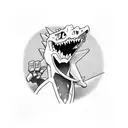 Charizard Head from pokemon tattoo design idea