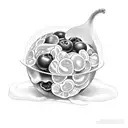 forbidden fruit tattoo design idea