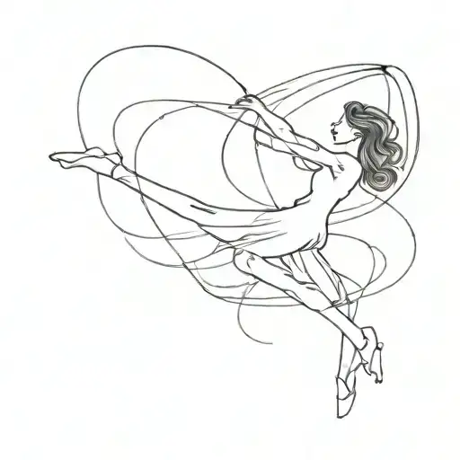 mom music dance in memory tattoo design idea